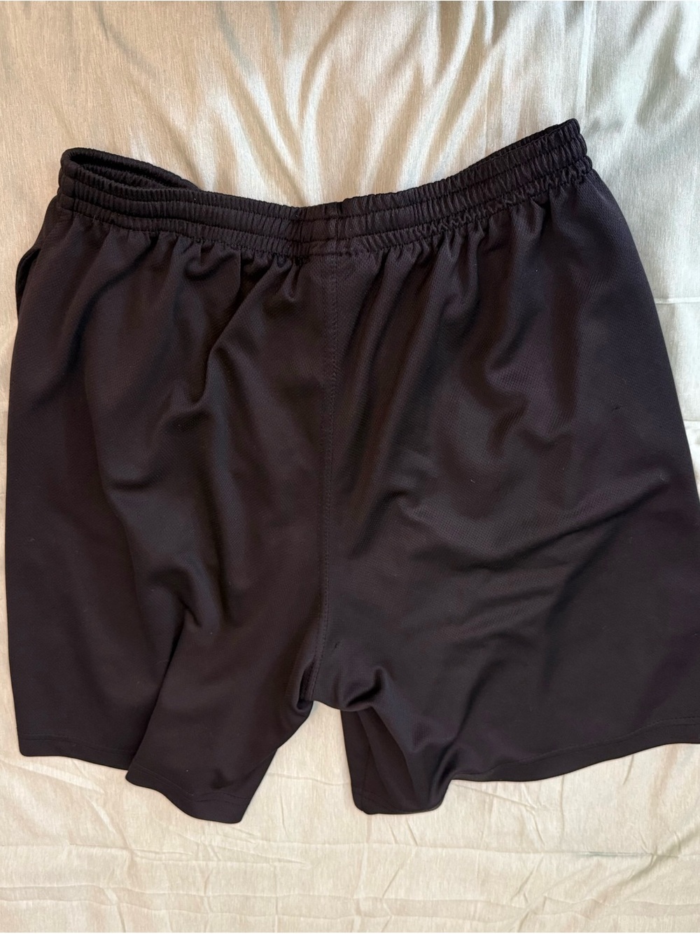 Athletech Black Men's Athletic Shorts - Elastic Waist